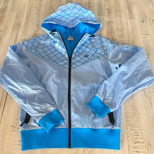 Nike Fused Windrunner Jacket Blue White Large